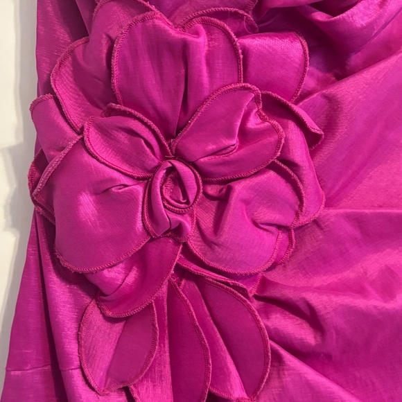 Fuchsia Jessica McClinton strapless cocktail dress - Picture 3 of 10